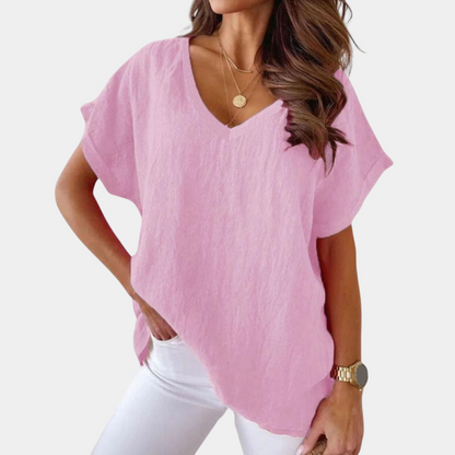 Simple Elegant Women's Casual Tee Shirt