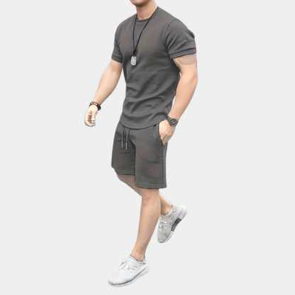 Relaxed Fit Mens Summer Shorts Set