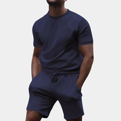 Men's T-Shirt and Shorts Set Comfortable Fit