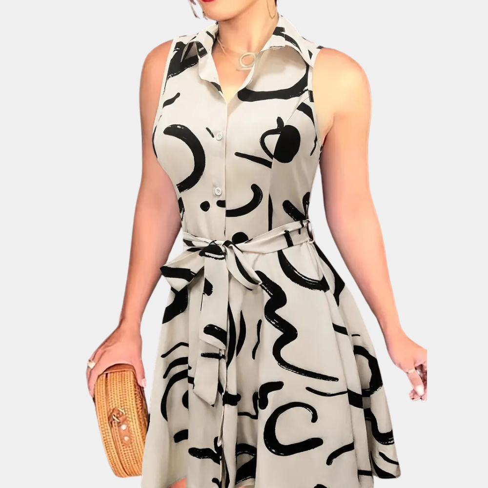 Women's Summer A-Line Dress - Nocini