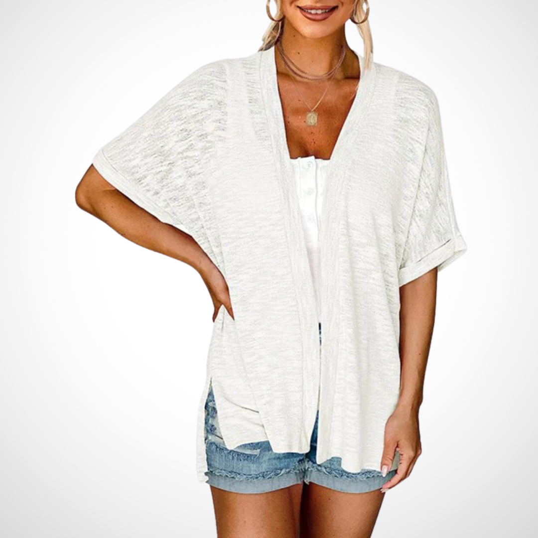 Fashionable Lightweight Short Sleeve Sweater