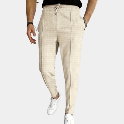 Slim Fit Men's Jogger Pants Lightweight Elastic Waist - Nocini