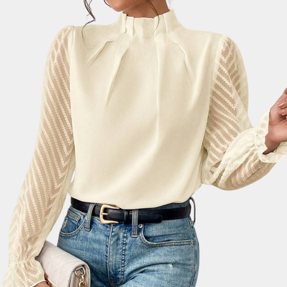 Lightweight See Through Blouse - Nocini