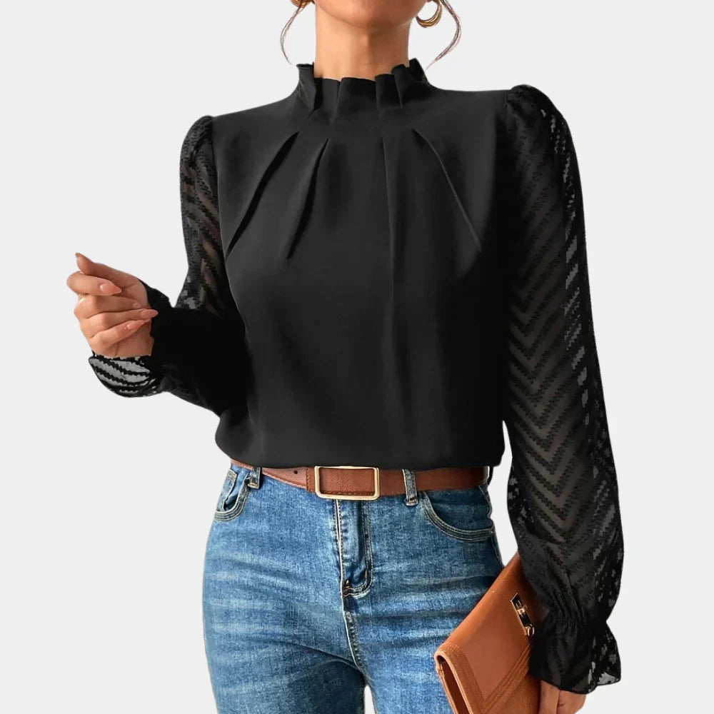 Stylish Women's Long Sleeve Blouse