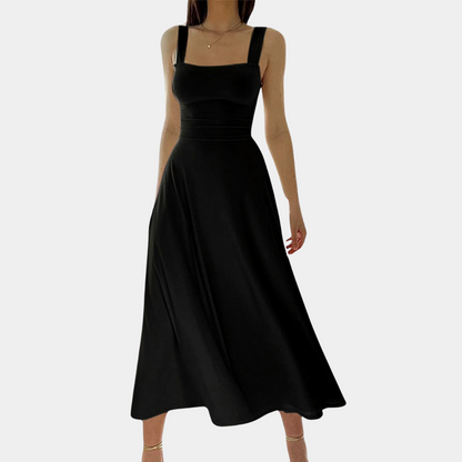 Casual Fit Women's Midi A-Line Dress