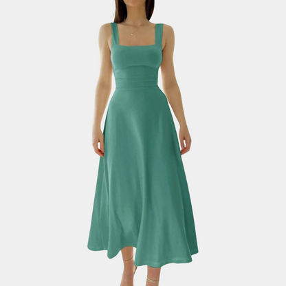 Casual Fit Women's Midi A-Line Dress