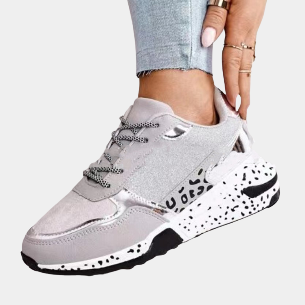 Fashionable Women's Suede Sneakers with Thick Comfort Sole - Nocini