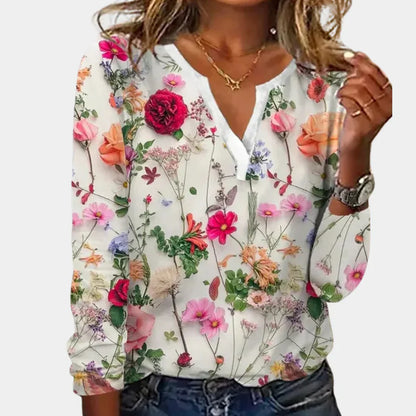 Elegant Blossom Ladies Top