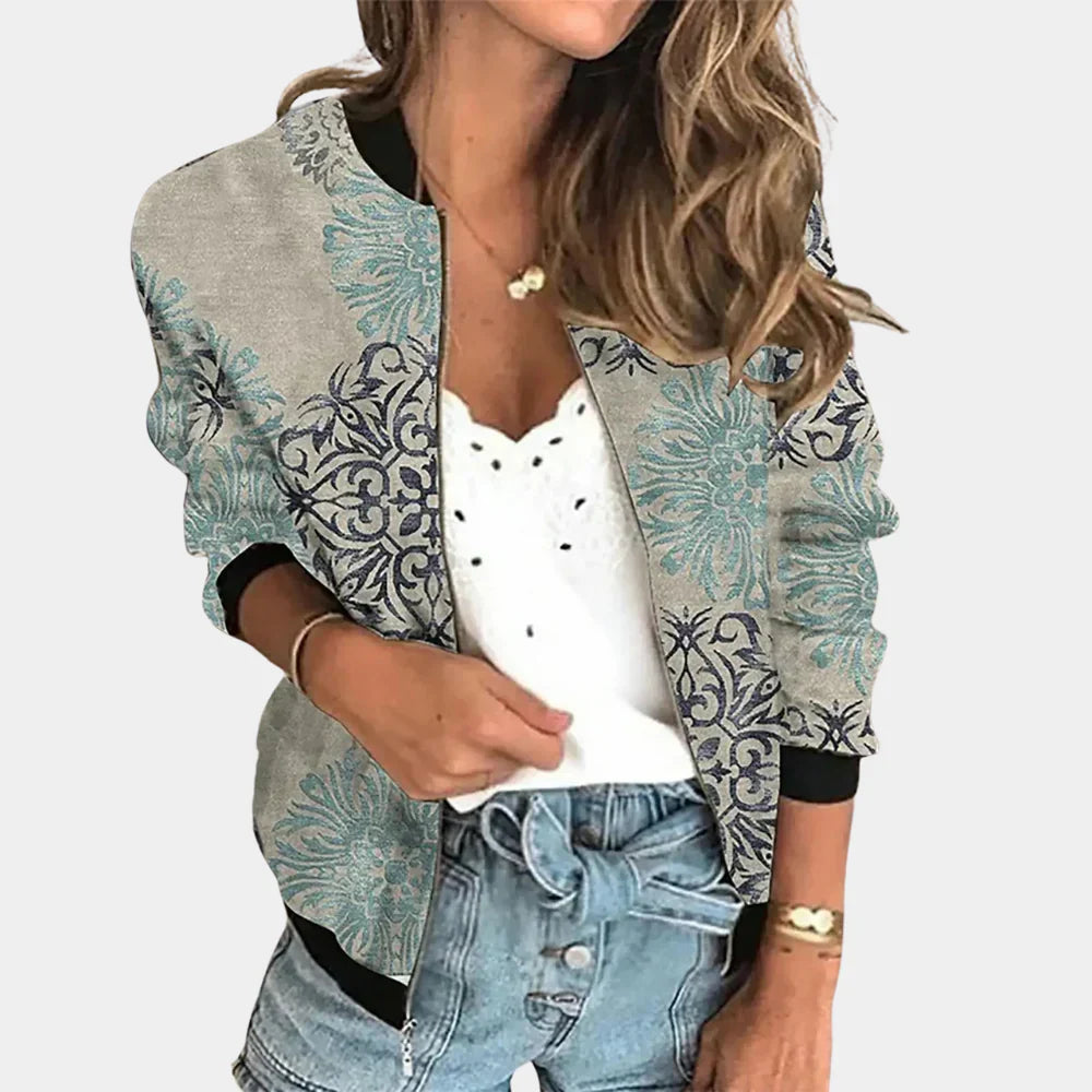 Fashionable Floral Pattern Women's Jacket