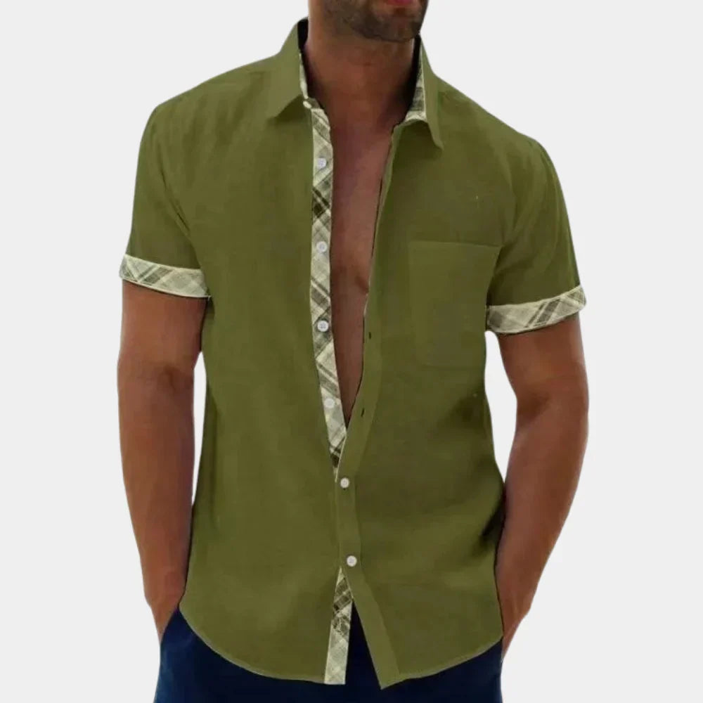 Casual Short Sleeve Men's Shirt Breathable Comfort Fit - Nocini