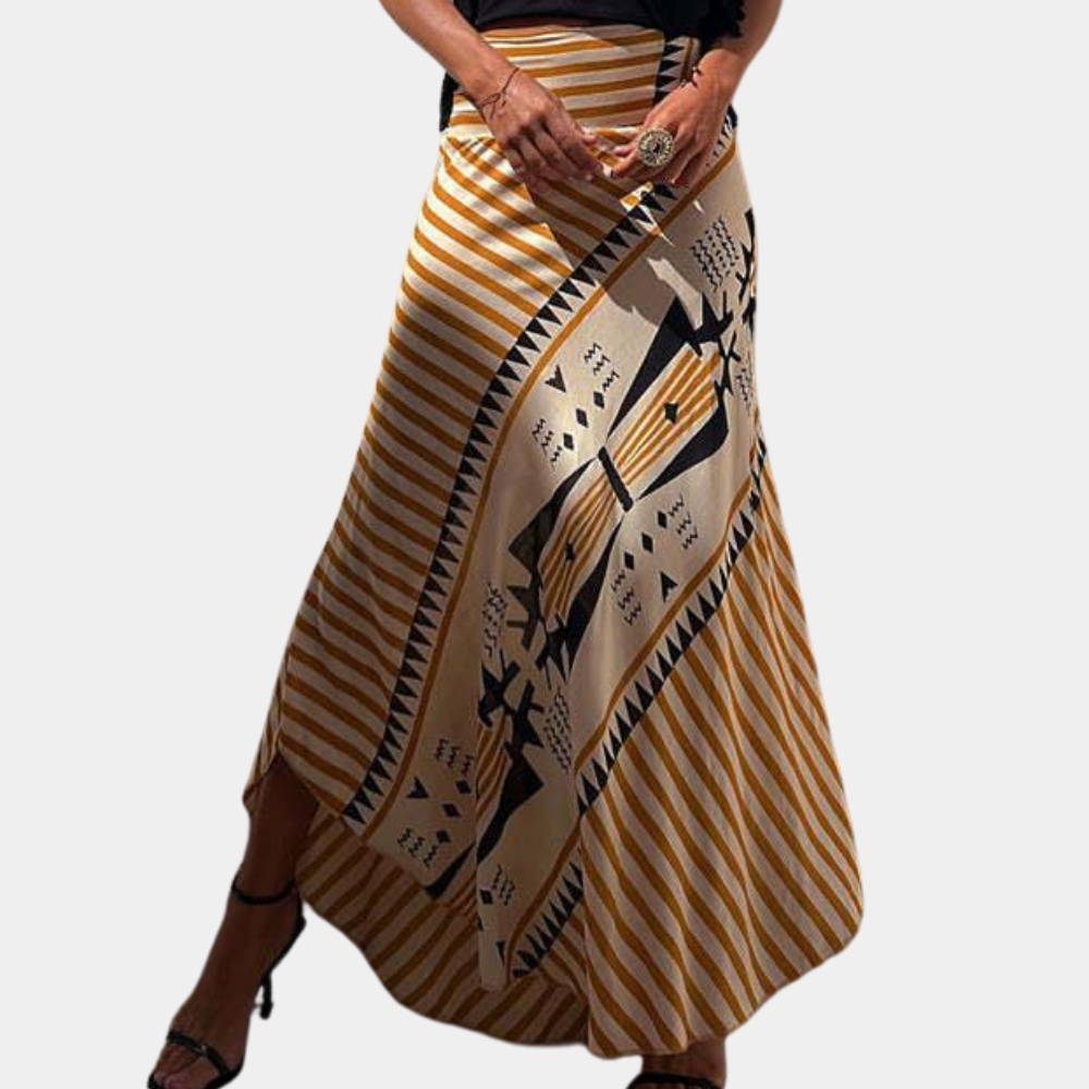 Flowy Long Maxi Skirt for Women - Nocini