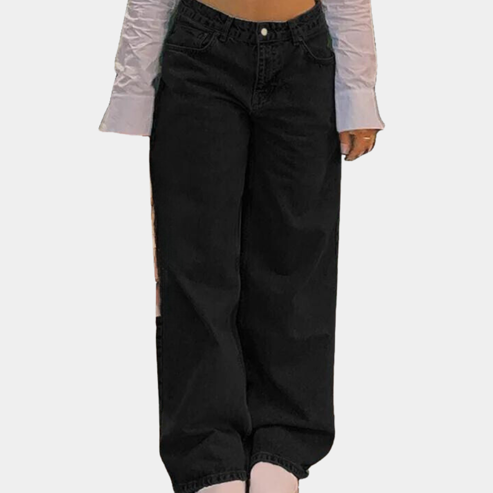 Relaxed Fit Low Rise Women's Jeans
