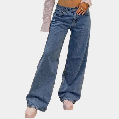 Relaxed Fit Low Rise Women's Jeans