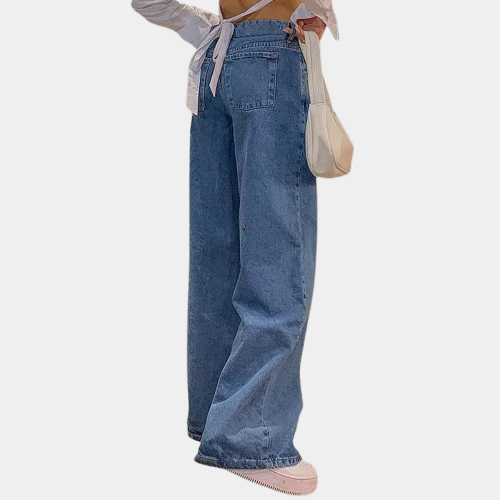 Relaxed Fit Low Rise Women's Jeans