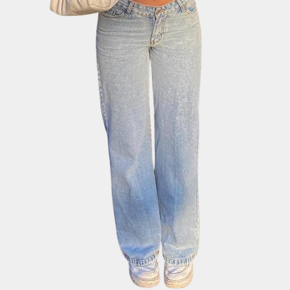 Relaxed Fit Low Rise Women's Jeans
