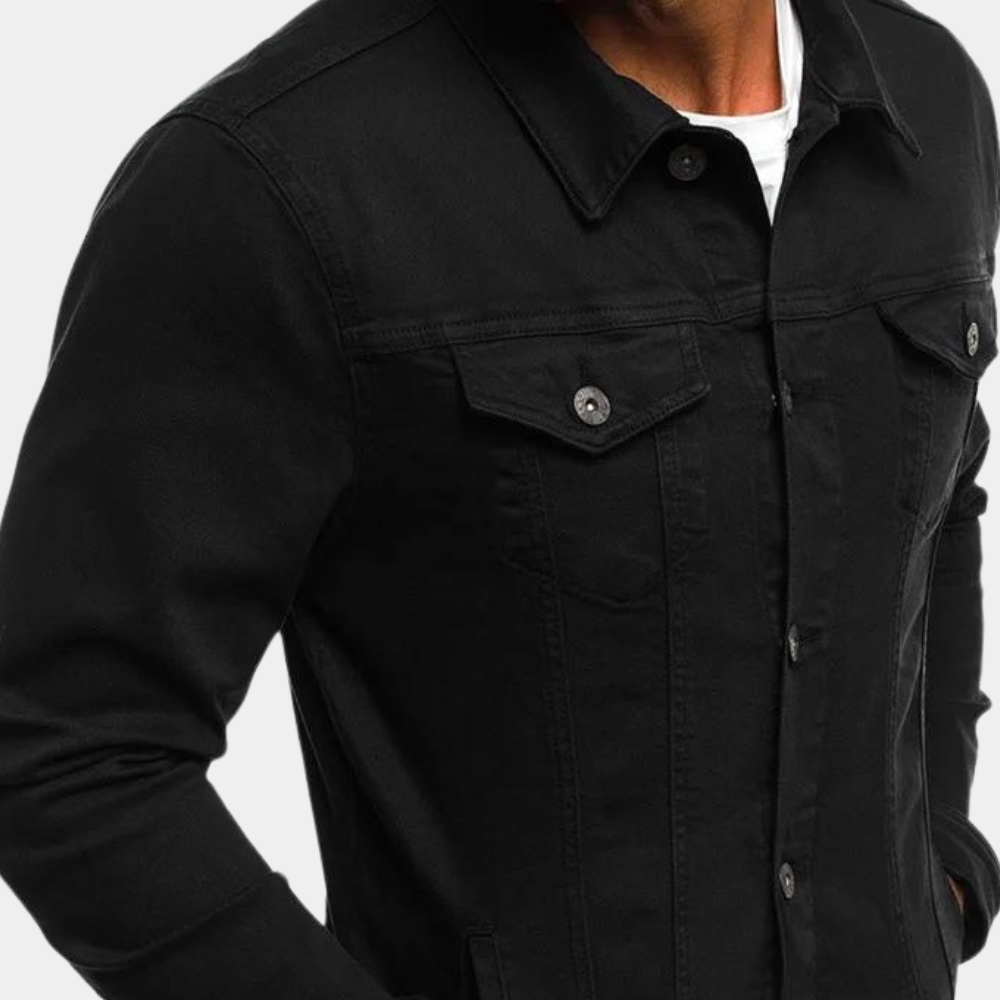 Classic Relaxed Fit Mens Denim Jacket