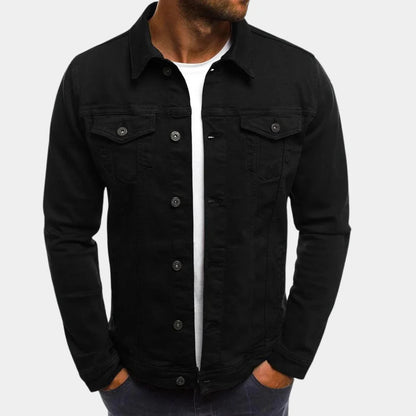 Classic Relaxed Fit Mens Denim Jacket