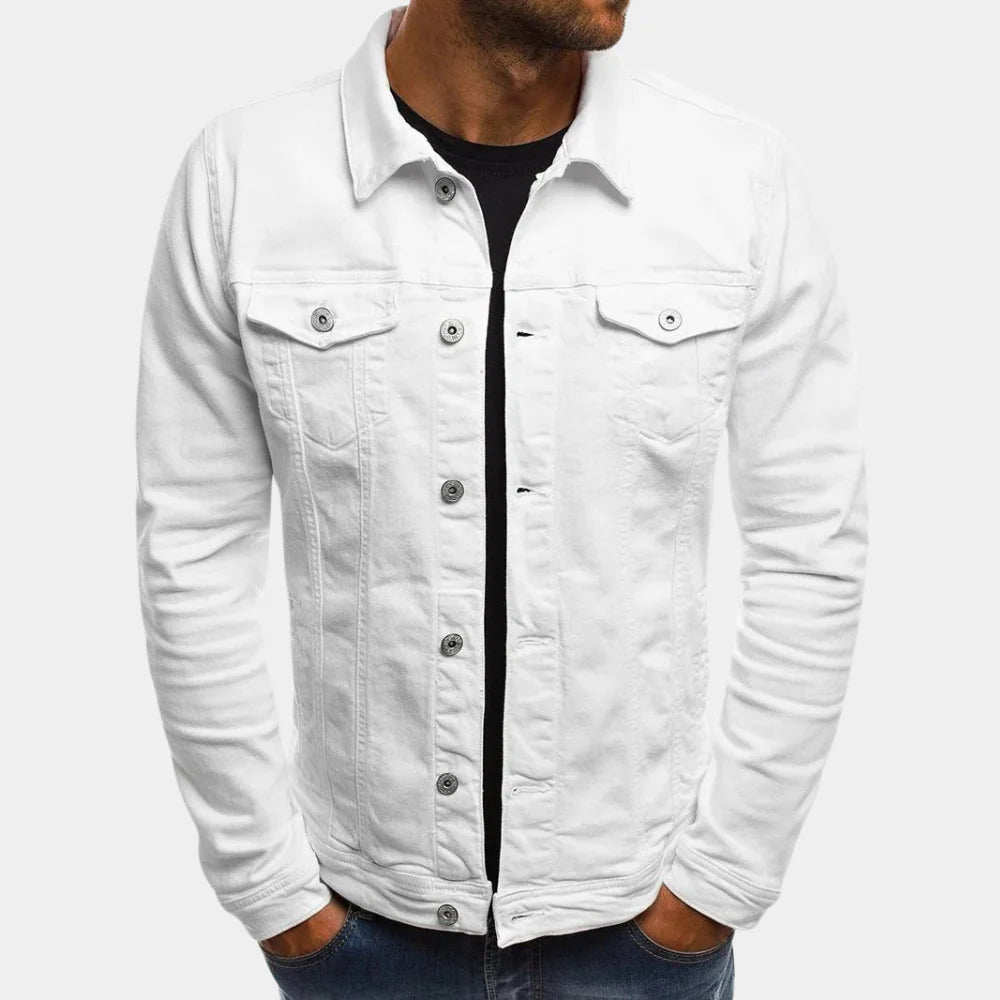 Classic Relaxed Fit Mens Denim Jacket