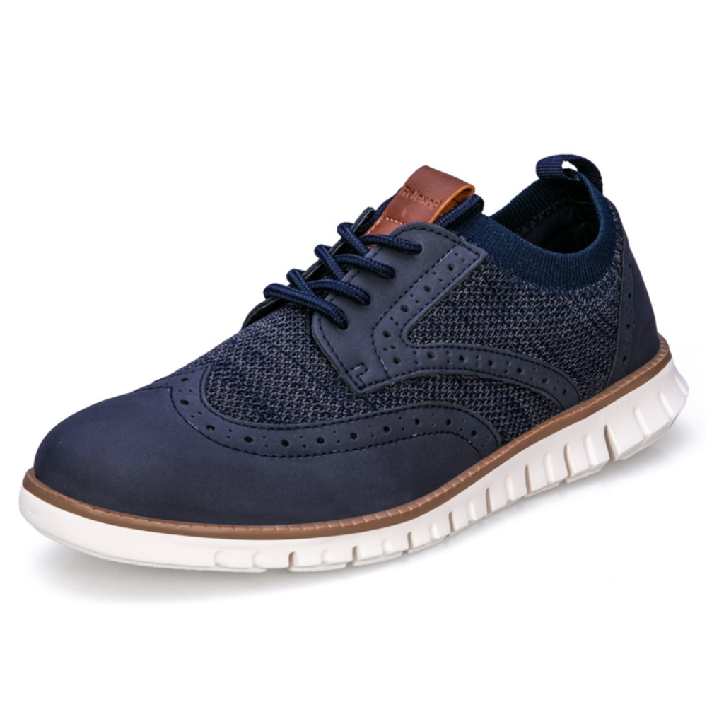 Comfy Men's Leather Lace Up Shoes