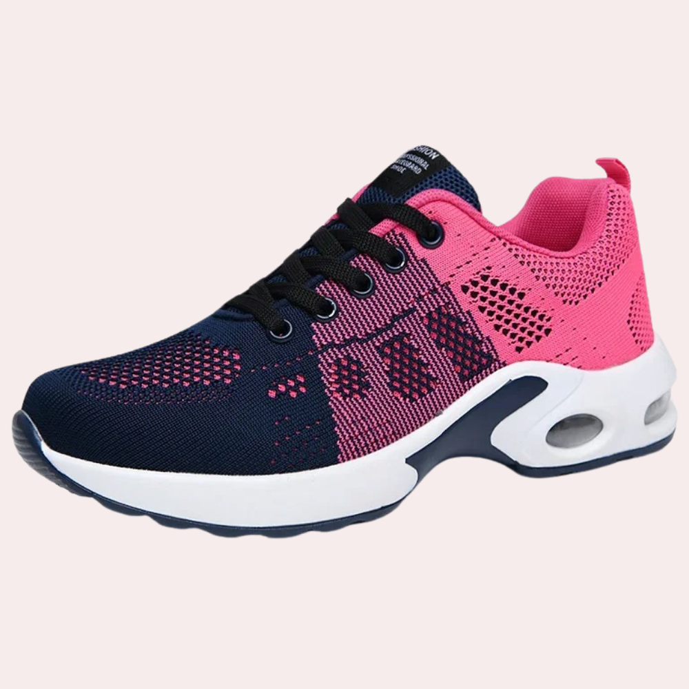Women's Running Shoes - Lightweight Mesh - Cushioned Sole