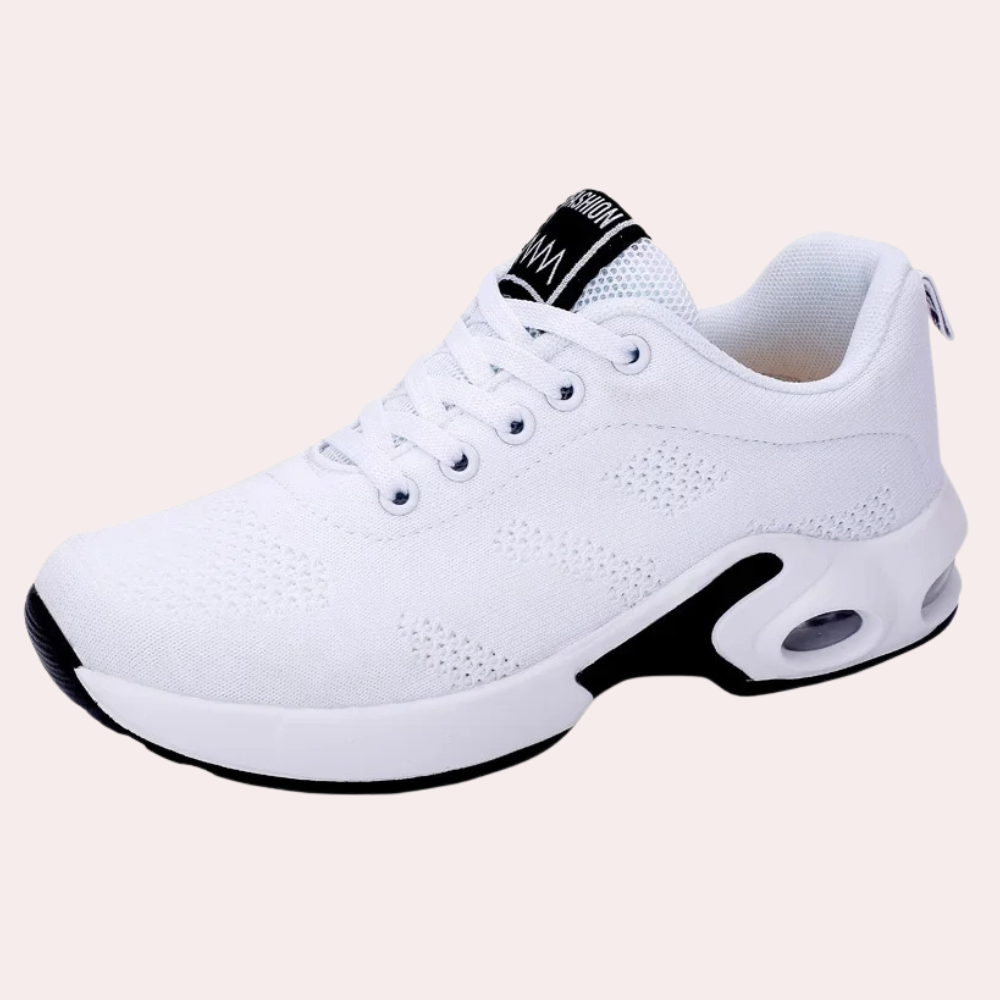 Women's Running Shoes - Lightweight Mesh - Cushioned Sole