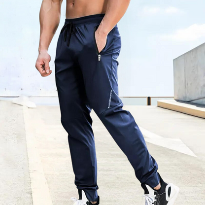 Slim Fit Men's Jogger Pants Elastic Waistband