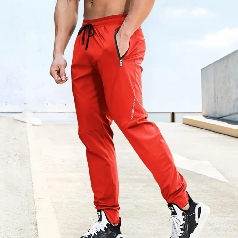 Slim Fit Men's Jogger Pants Elastic Waistband - Nocini