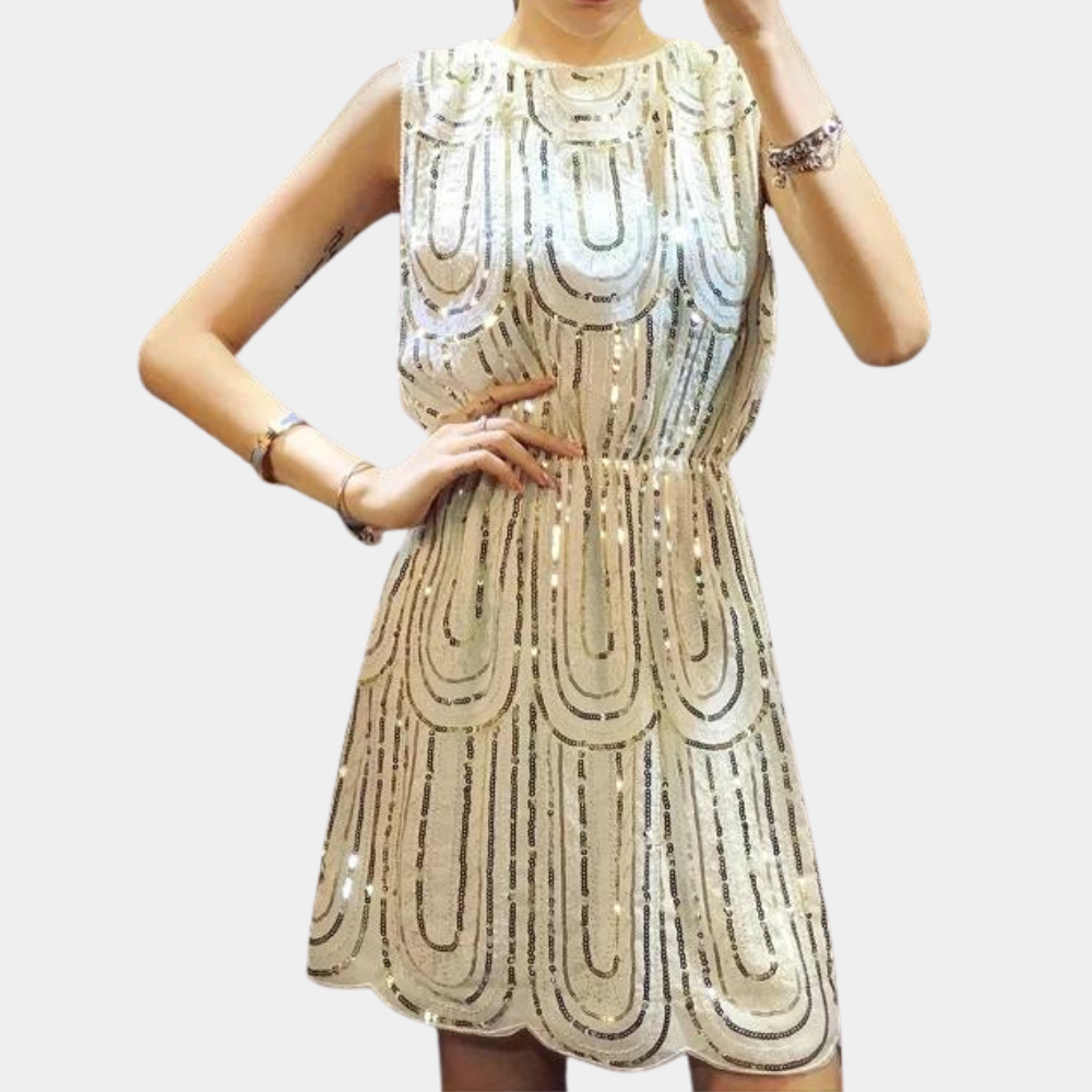 Sexy Short Sleeveless Party Dress - Nocini