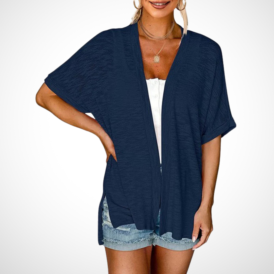 Fashionable Lightweight Short Sleeve Sweater
