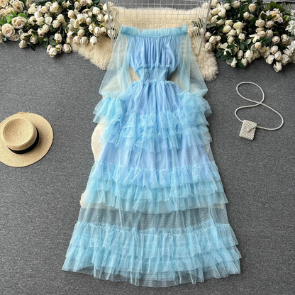 Chic Maxi Tulle Dress for Women