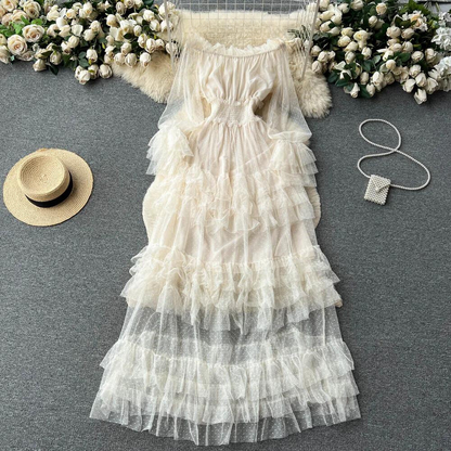 Chic Maxi Tulle Dress for Women