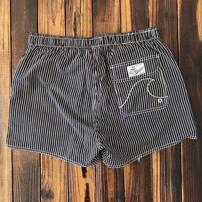 Comfortable Mens Beach Shorts Quick Dry Stripe