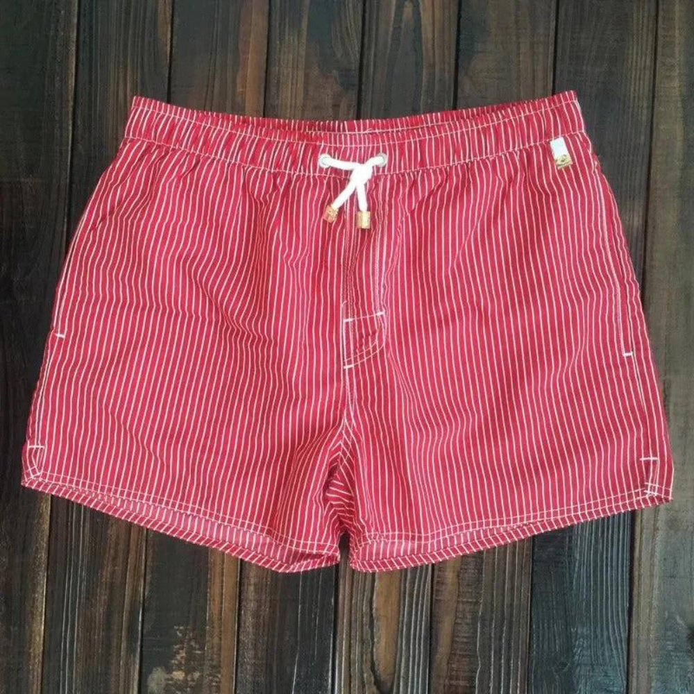 Comfortable Mens Beach Shorts Quick Dry Stripe - Nocini
