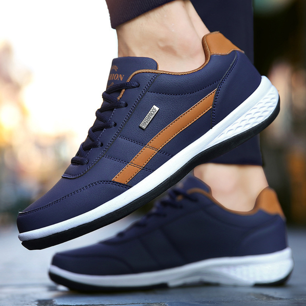 Men's Low Top Sneakers Comfortable Rubber Sole - Nocini
