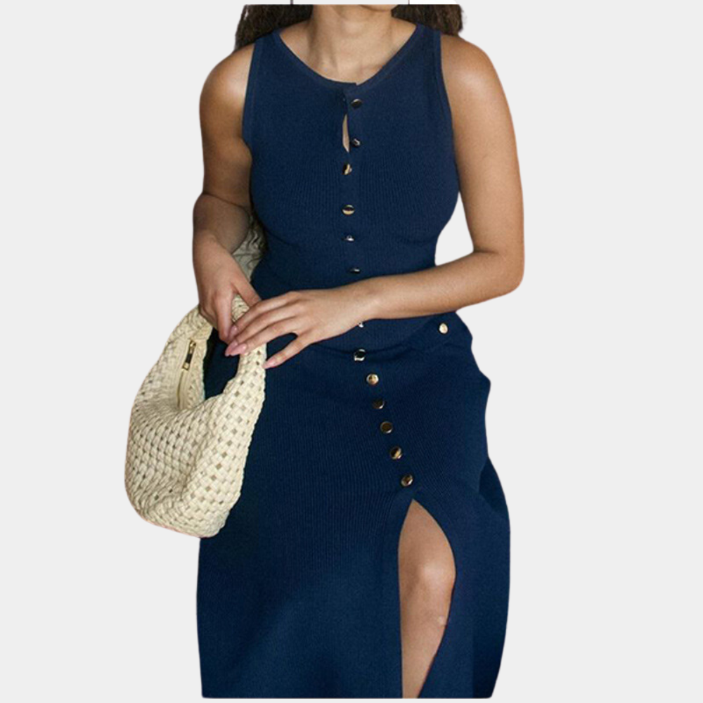 Casual Summer Maxi Dress with Pockets