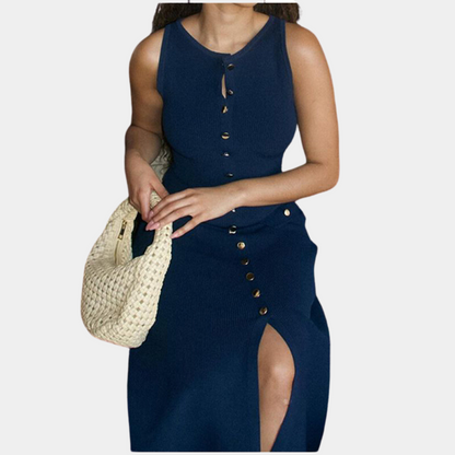Casual Summer Maxi Dress with Pockets