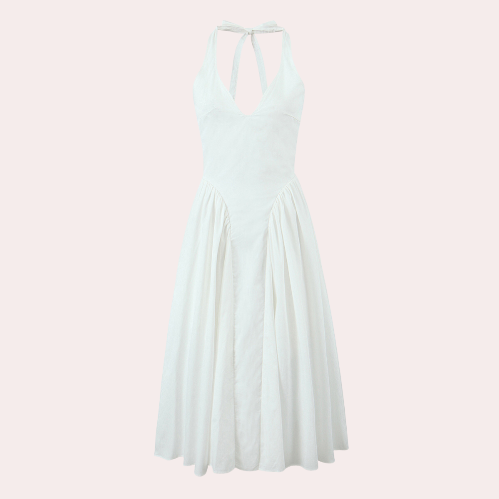 Chic Sleeveless A-Line Dress for Women