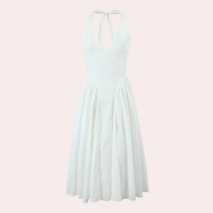 Chic Sleeveless A-Line Dress for Women