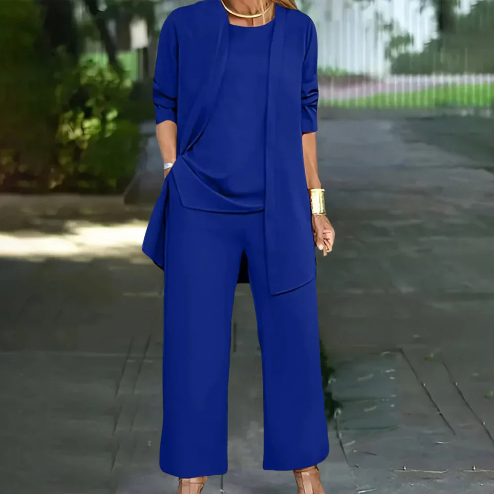 Classic Three-Piece Ladies Business Suit