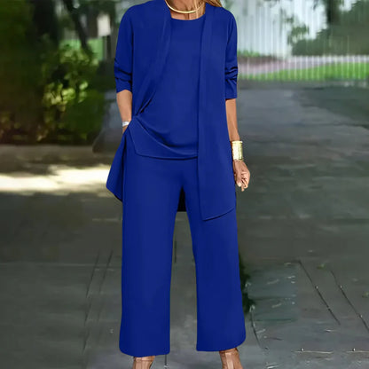 Classic Three-Piece Ladies Business Suit