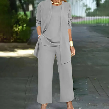 Classic Three-Piece Ladies Business Suit