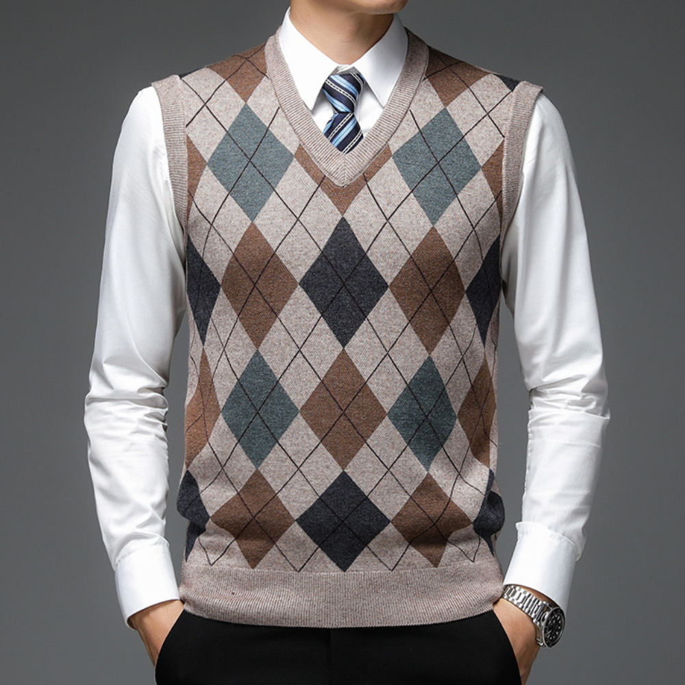 Crew Neck Tank Top Sweater