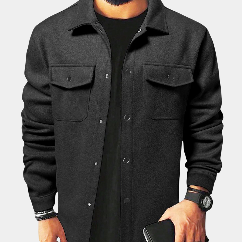 Classic Fit Mens Casual Coat - Olytrend