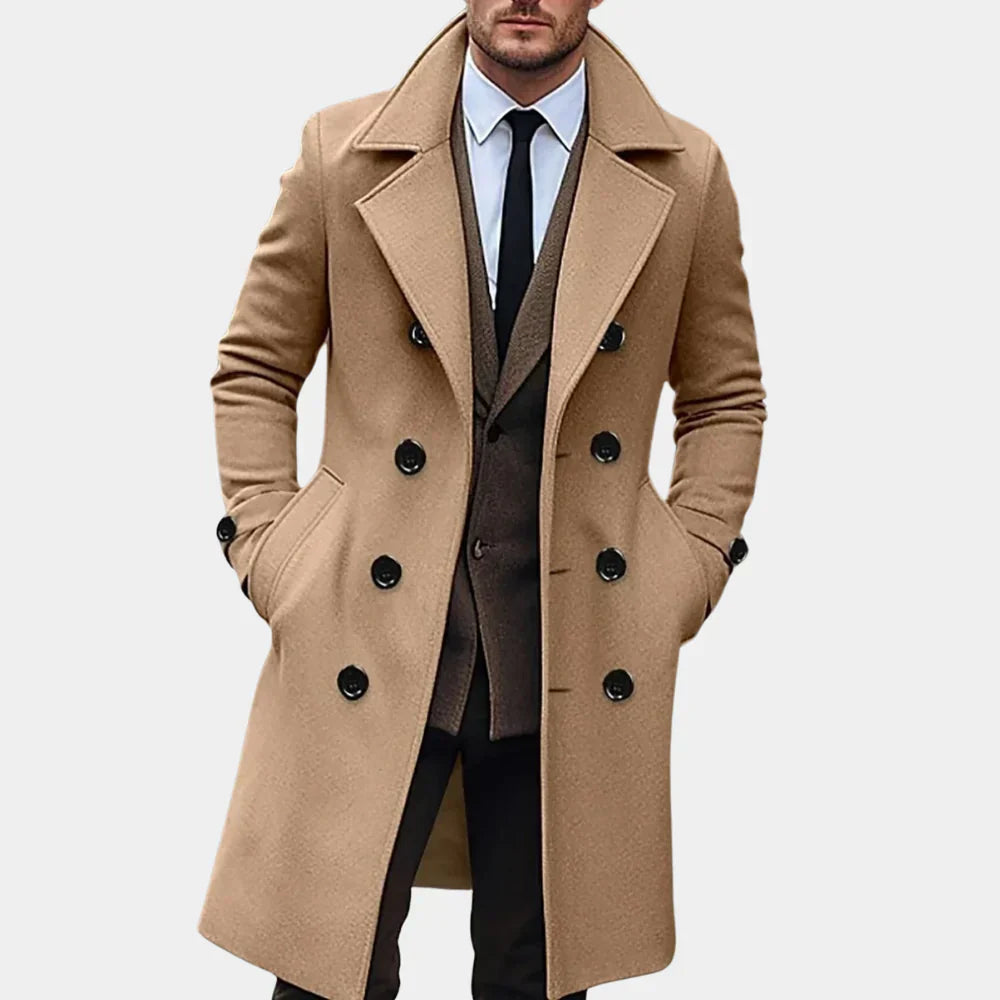 Luxury Mens Winter Overcoat for Classic Style