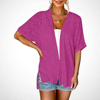 Fashionable Lightweight Short Sleeve Sweater