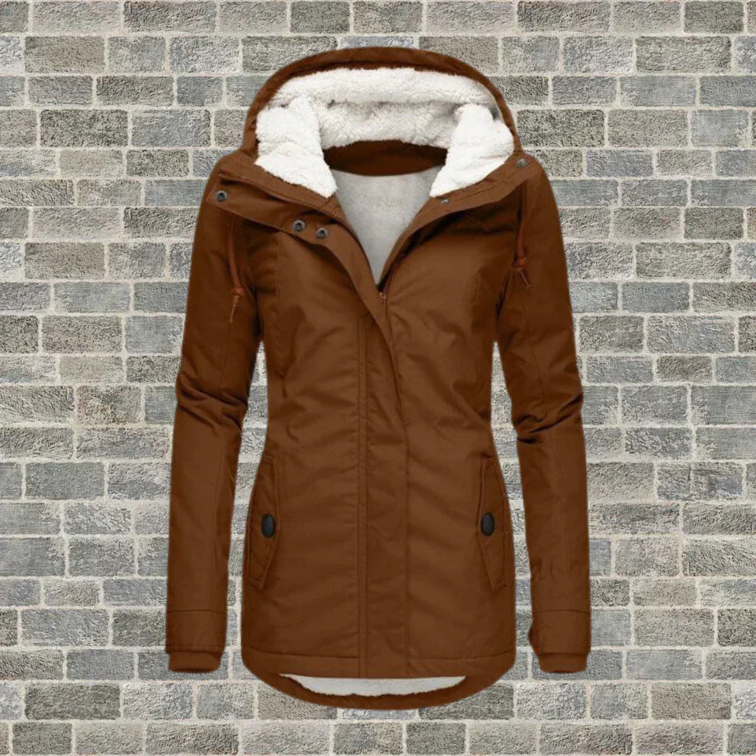 Warm Hooded Snow Jacket