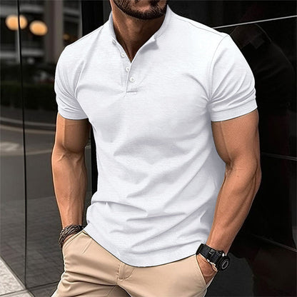 Mens Casual Shorts Polo Outfit Set