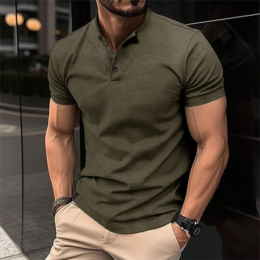 Pierce | Men's Timeless Button-Down Polo Shirt - Nocini