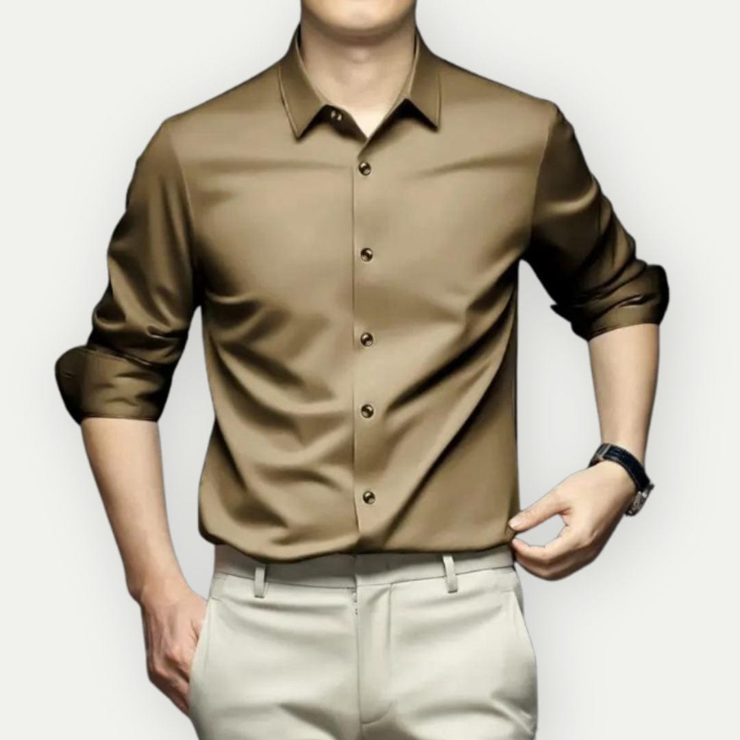 Easy Care Smooth Fit Dress Shirt - Olytrend