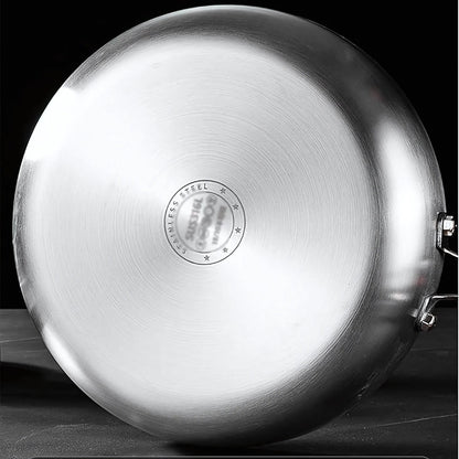 Durable Heavy Duty Stainless Frying Pan